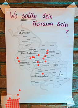 Sandra Stein, 2019, Köln, November, 1. Zukunftswerkstatt, 10.11.2019, Freiräume in Köln, Menschen, Initiativen und Vereinigungen, Entscheidungsträger- und Förder*innen, die Lust auf Vernetzung, Austausch und neue Projekten haben, Jan Pehoviak, i.A. d
