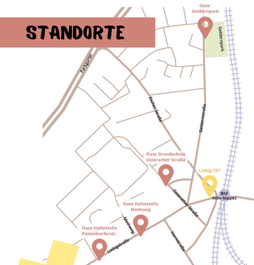 Oasen Standorte
